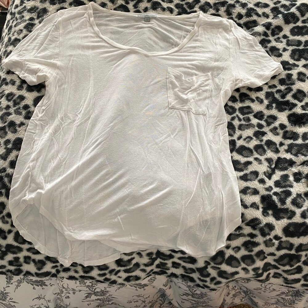 white oversized large shirt
